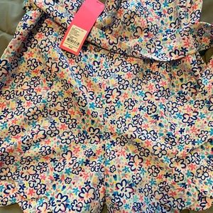 Lily Pulitzer floral shorts size 2 NEW W TAGS